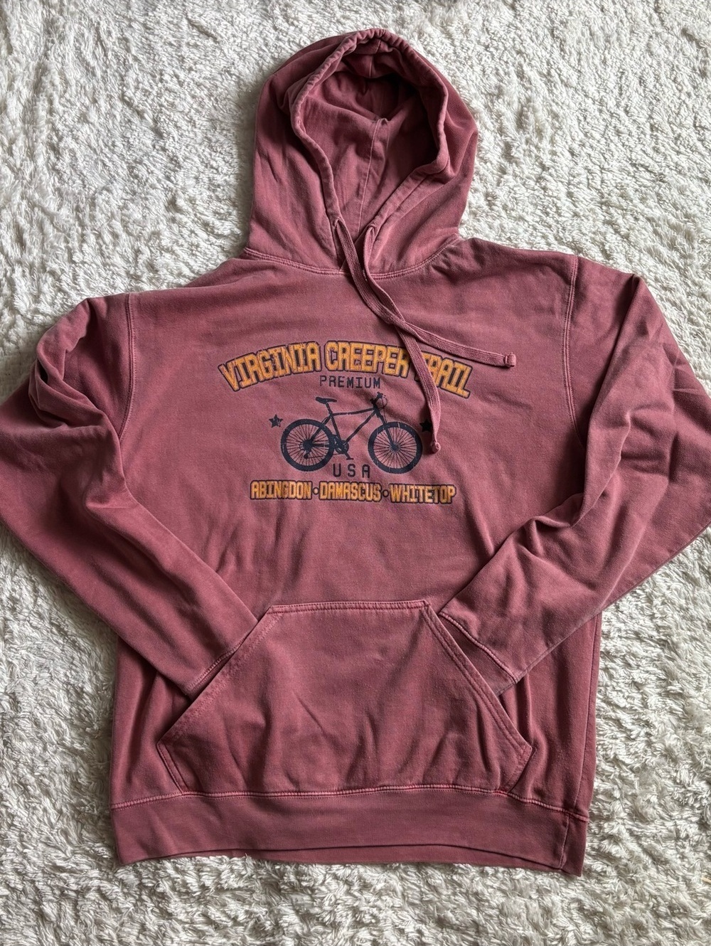 Virginia Creeper Trail Premium Hoodie - Dusty Rose